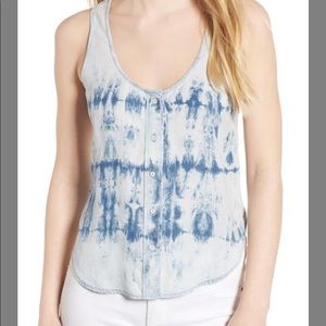 DL1961 Tie Dye Blue Top XS